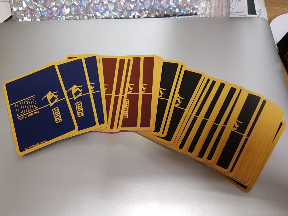 Line: The Skateboard Card Game Card Backs
